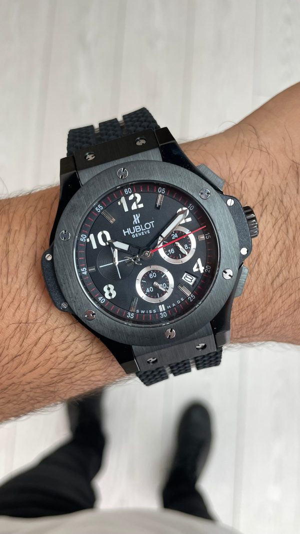 Hublot Big Bang Black Magic 44mm Replika Saat Hublot Big Bang Black Magic 44mm Replika Saat