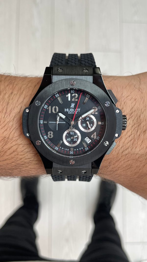 Hublot Big Bang Black Magic 44mm Replika Saat Hublot Big Bang Black Magic 44mm Replika Saat
