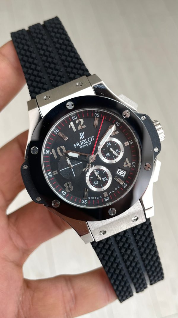 Hublot Big Bang Seramik 44mm Silver Replika Saat Hublot Big Bang Seramik 44mm Silver Replika Saat