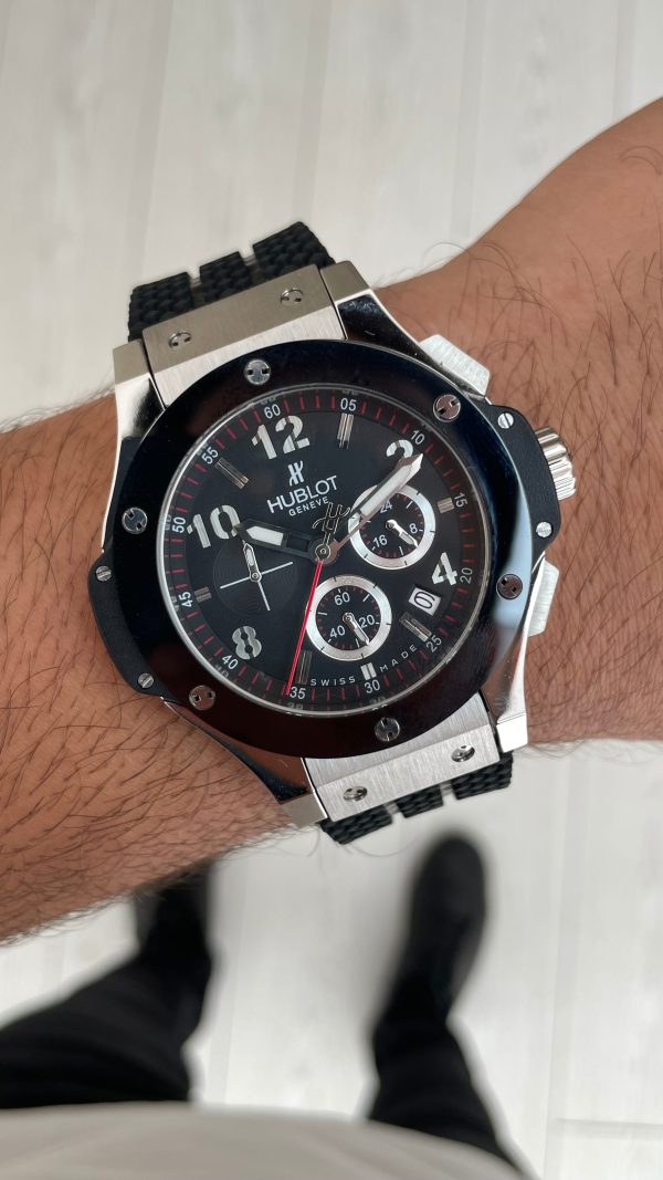 Hublot Big Bang Seramik 44mm Silver Replika Saat Hublot Big Bang Seramik 44mm Silver Replika Saat