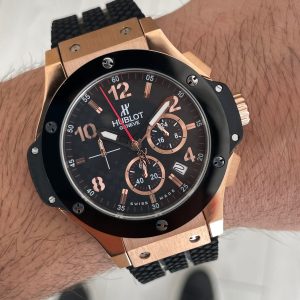 Hublot Big Bang Tuiga1909 Seramik 44mm Rose Black Replika Saat
