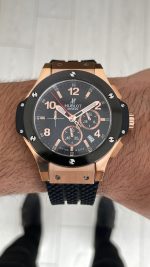 Hublot Big Bang Tuiga1909 Seramik 44mm Rose Black Replika Saat