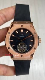 Hublot Classic Fusion Tourbillon Siyah Kadran 42mm Rose Replika Saat