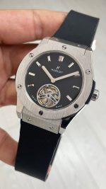 Hublot Classic Fusion Tourbillon Siyah Kadran 42mm Silver Replika Saat