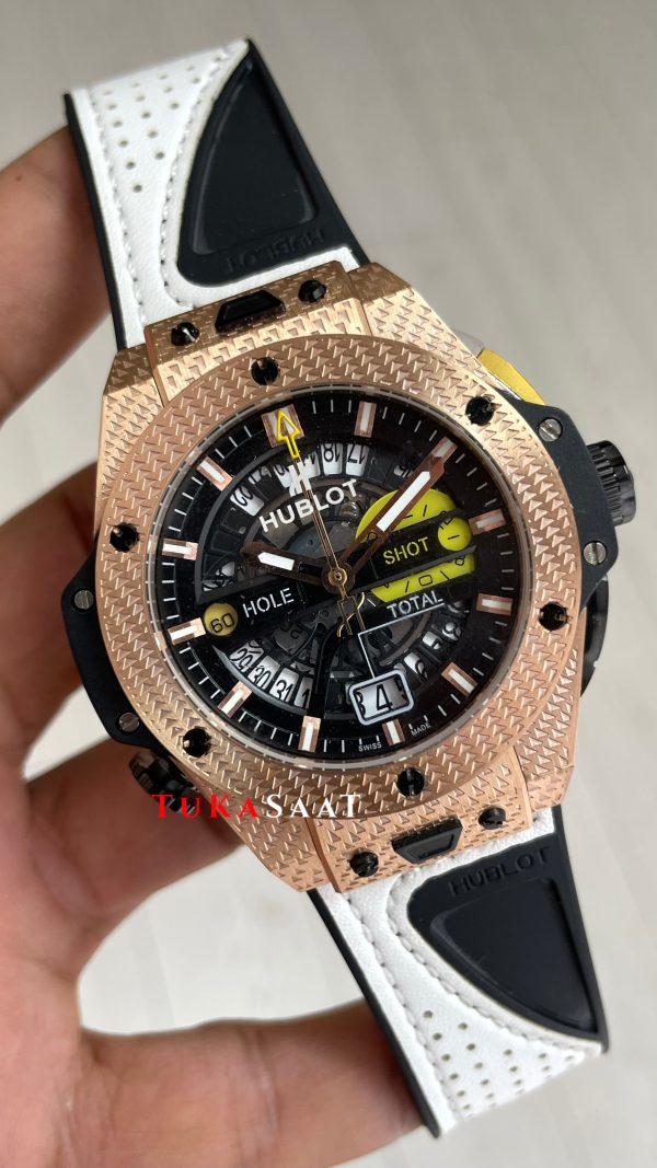 Hublot Golf Unico Big Bang 45mm Rose Replika Saat Hublot Golf Unico Big Bang 45mm Rose Replika Saat