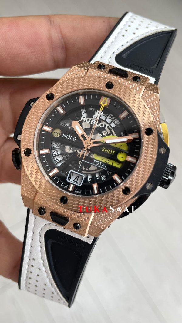 Hublot Golf Unico Big Bang 45mm Rose Replika Saat Hublot Golf Unico Big Bang 45mm Rose Replika Saat