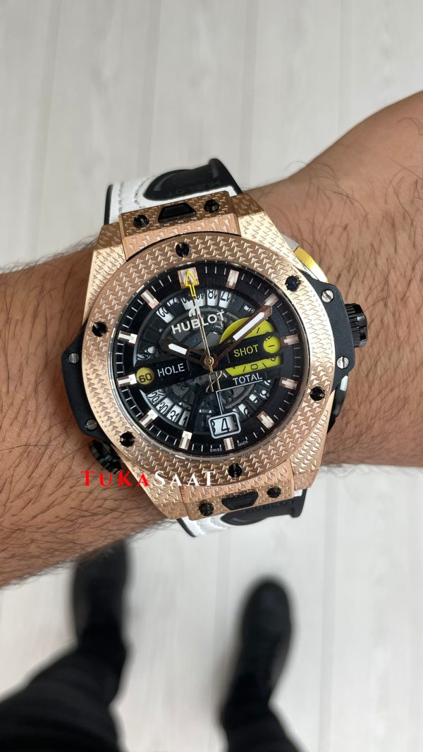 Hublot Golf Unico Big Bang 45mm Rose Replika Saat Hublot Golf Unico Big Bang 45mm Rose Replika Saat
