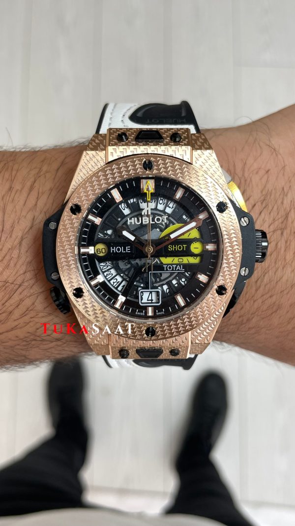 Hublot Golf Unico Big Bang 45mm Rose Replika Saat Hublot Golf Unico Big Bang 45mm Rose Replika Saat