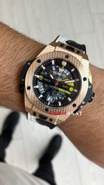 Hublot Golf Unico Big Bang 45mm Rose Replika Saat