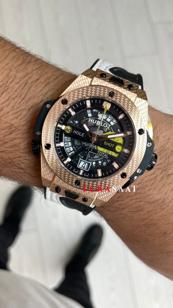 Hublot Golf Unico Big Bang 45mm Rose Replika Saat Hublot Golf Unico Big Bang 45mm Rose Replika Saat