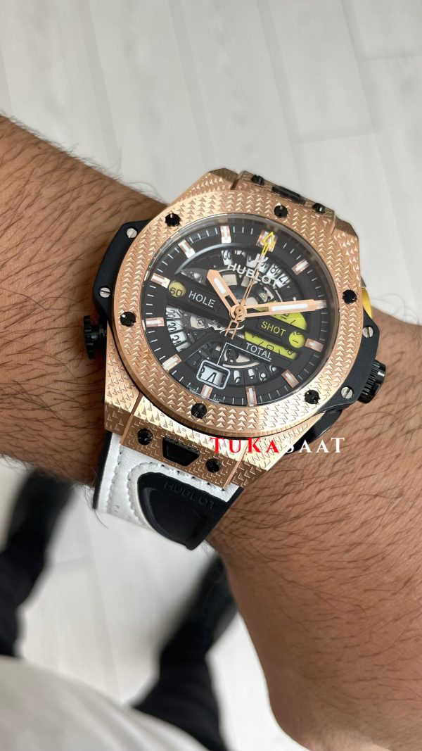 Hublot Golf Unico Big Bang 45mm Rose Replika Saat Hublot Golf Unico Big Bang 45mm Rose Replika Saat