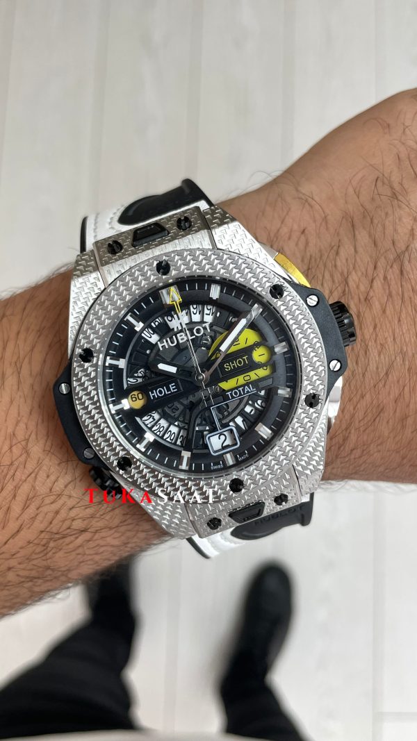 Hublot Golf Unico Big Bang 45mm Silver Replika Saat Hublot Golf Unico Big Bang 45mm Silver Replika Saat
