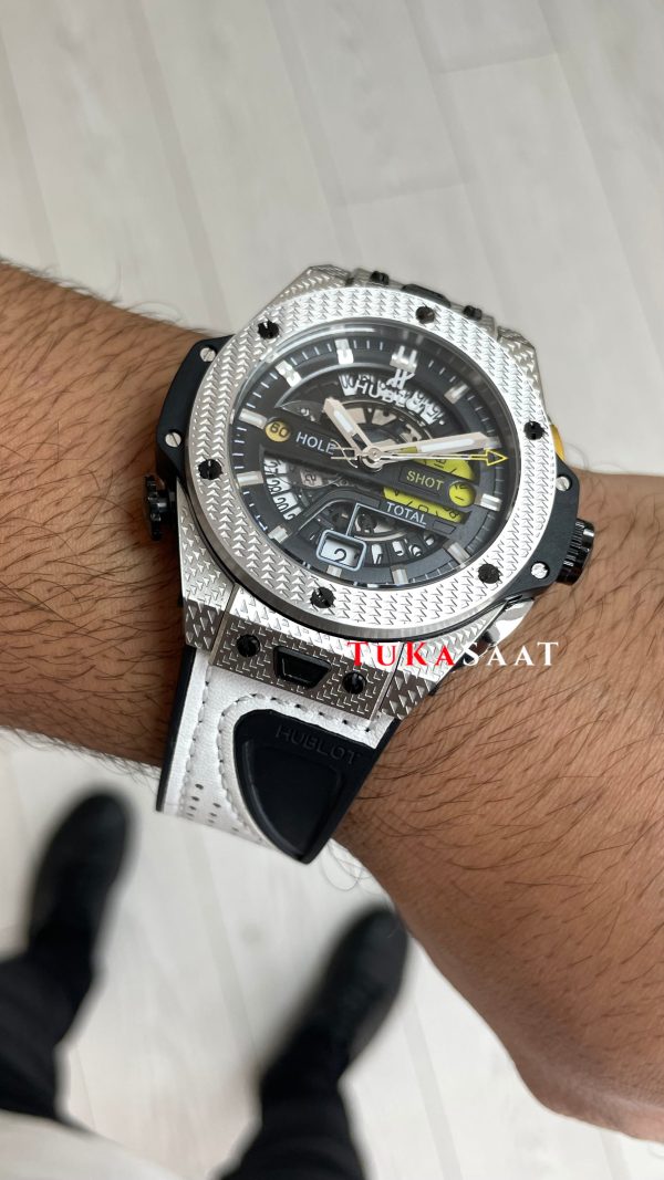 Hublot Golf Unico Big Bang 45mm Silver Replika Saat Hublot Golf Unico Big Bang 45mm Silver Replika Saat