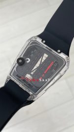 Hublot LaFerrari MP-05 Tourbillon Black Sapphire 46mm Siyah Şeffaf Replika Saat