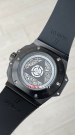 Hublot Sang Bleu II Black Magic 45mm Rose Black Replika Saat