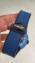 Hublot Sang Bleu II Blue 45mm Mavi Kadran Replika Saat