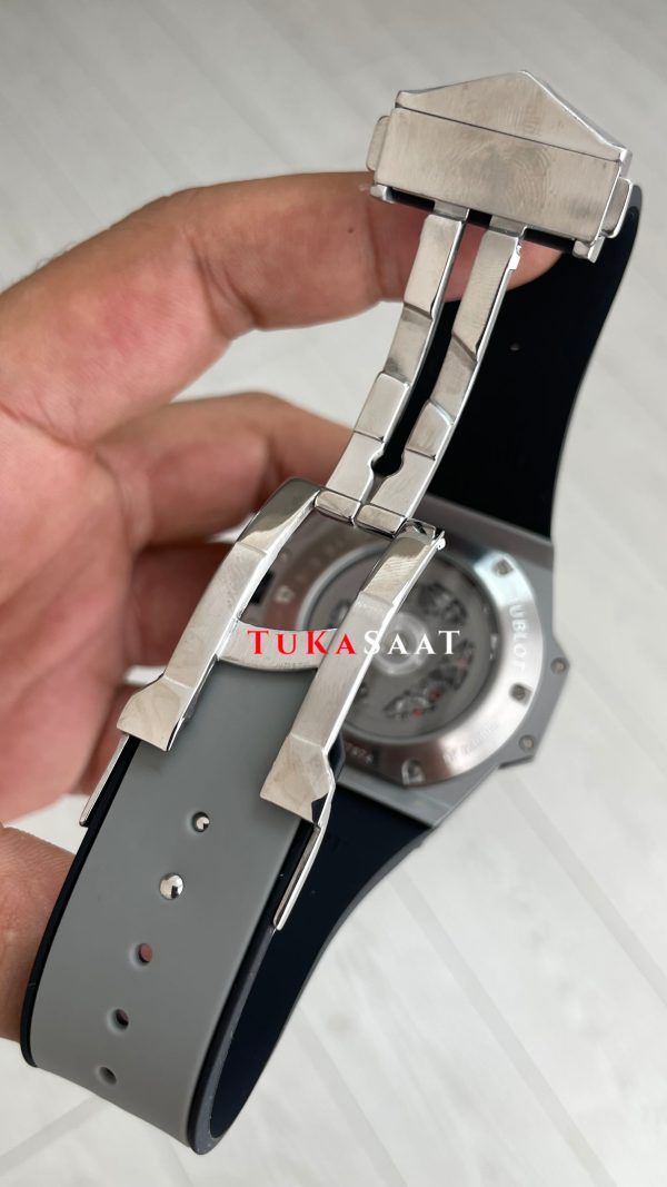 Hublot Sang Bleu II Grey 45mm Replika Saat