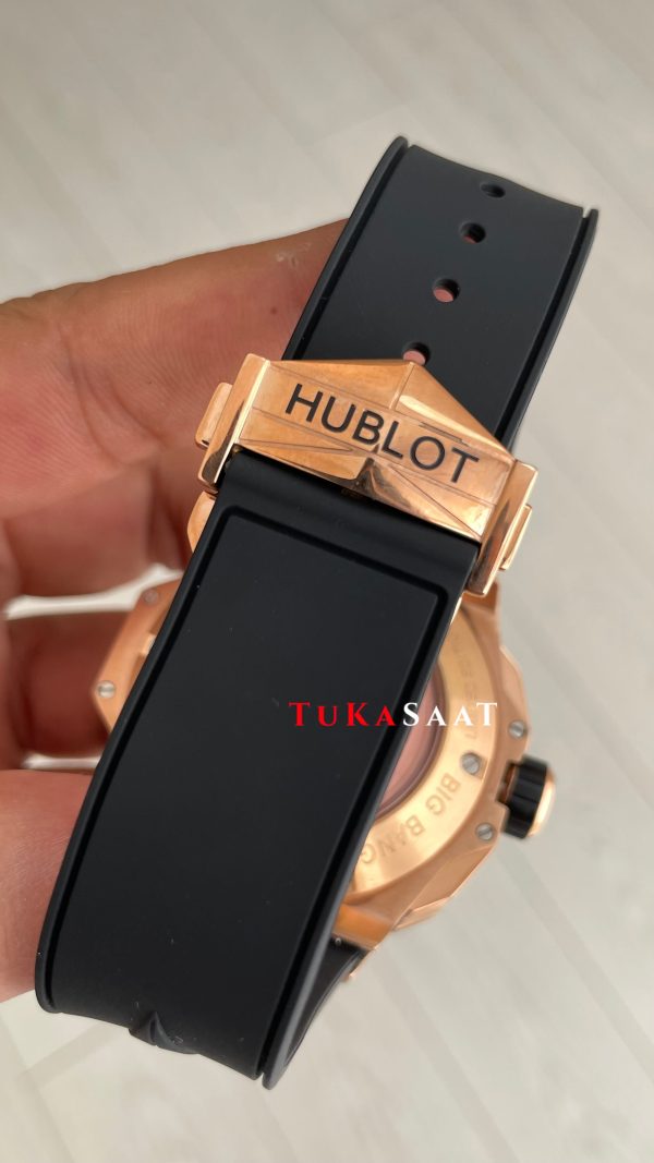 Hublot Sang Bleu II Siyah Kadran 45mm Rose Replika Saat Hublot Sang Bleu II Siyah Kadran 45mm Rose Replika Saat