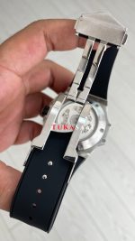 Hublot Sang Bleu II Siyah Kadran 45mm Silver Replika Saat