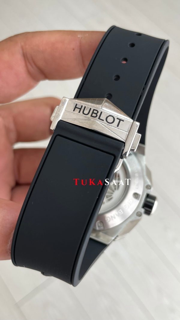 Hublot Sang Bleu II Siyah Kadran 45mm Silver Replika Saat Hublot Sang Bleu II Siyah Kadran 45mm Silver Replika Saat