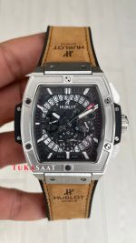 Hublot Spirit Of Big Bang Senna Champion Kahverengi 45mm Silver Replika Saat