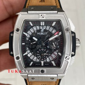 Hublot Spirit Of Big Bang Senna Champion Kahverengi 45mm Silver Replika Saat