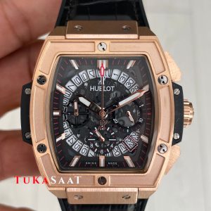 Hublot Spirit Of Big Bang Senna Champion Siyah 45mm Rose Replika Saat