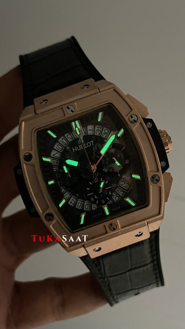 Hublot Spirit Of Big Bang Senna Champion Siyah 45mm Rose Replika Saat Hublot Spirit Of Big Bang Senna Champion Siyah 45mm Rose Replika Saat