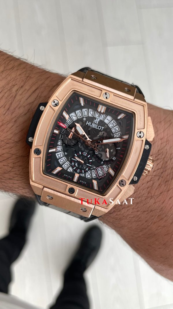 Hublot Spirit Of Big Bang Senna Champion Siyah 45mm Rose Replika Saat Hublot Spirit Of Big Bang Senna Champion Siyah 45mm Rose Replika Saat