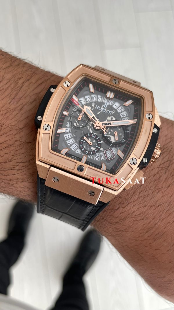 Hublot Spirit Of Big Bang Senna Champion Siyah 45mm Rose Replika Saat Hublot Spirit Of Big Bang Senna Champion Siyah 45mm Rose Replika Saat