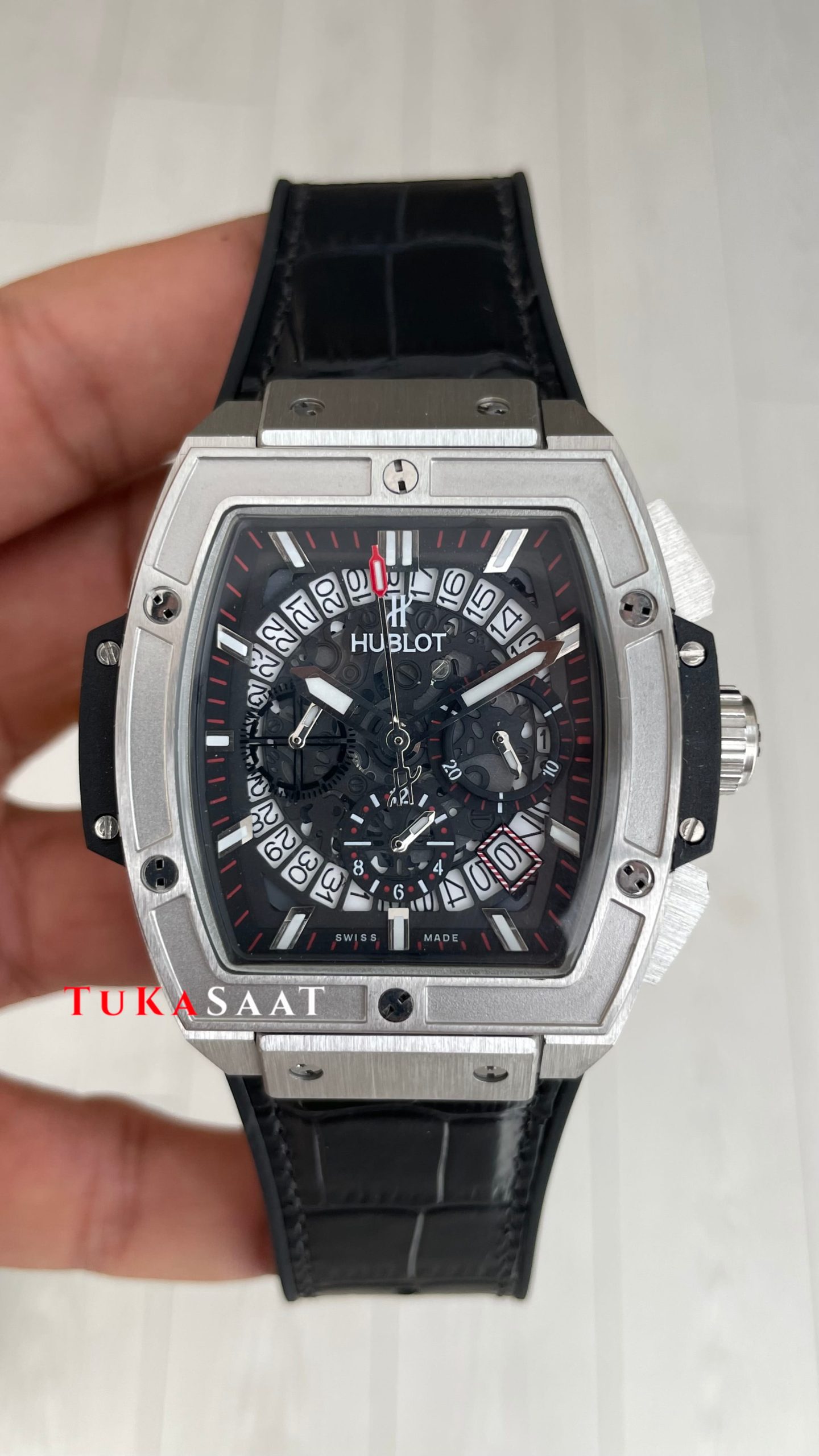 Hublot Spirit Of Big Bang Senna Champion Siyah 45mm Silver Replika Saat Hublot Spirit Of Big Bang Senna Champion Siyah 45mm Silver Replika Saat
