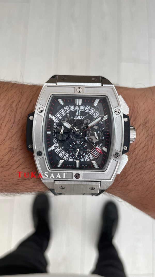 Hublot Spirit Of Big Bang Senna Champion Siyah 45mm Silver Replika Saat Hublot Spirit Of Big Bang Senna Champion Siyah 45mm Silver Replika Saat