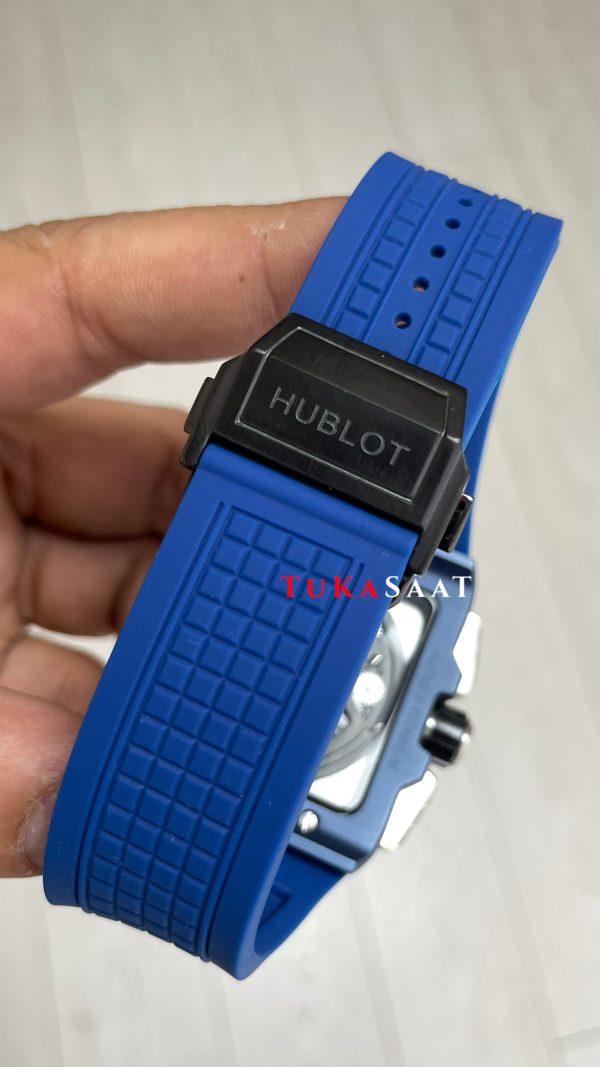 Hublot Square Bang Mavi Kadran 45mm Blue Replika Saat