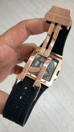 Hublot Square Bang Siyah Kadran 45mm Rose Replika Saat