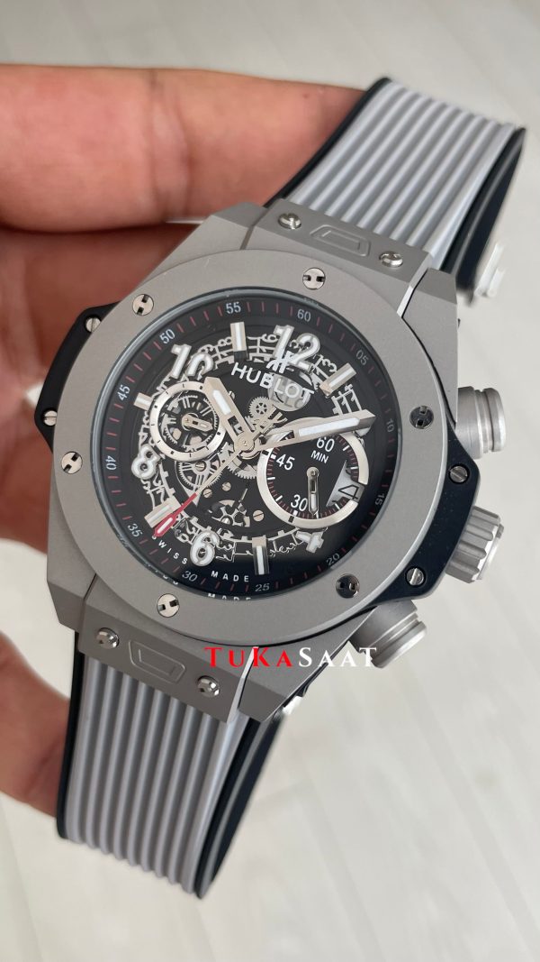 Hublot Unico Big Bang 44mm Grey Replika Saat Hublot Unico Big Bang 44mm Grey Replika Saat