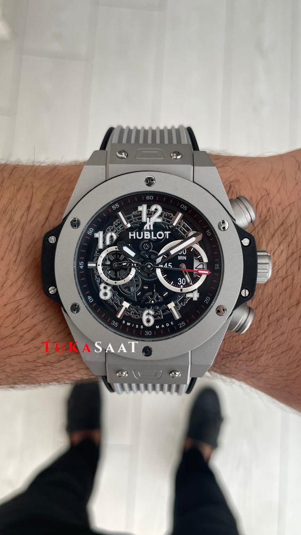 Hublot Unico Big Bang 44mm Grey Replika Saat Hublot Unico Big Bang 44mm Grey Replika Saat