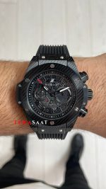 Hublot Unico Big Bang Black Magic 44mm Siyah Replika Saat