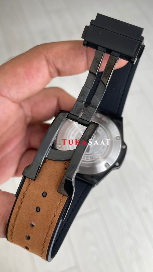 Hublot Unico Big Bang Kahverengi 44mm Black PVD Replika Saat