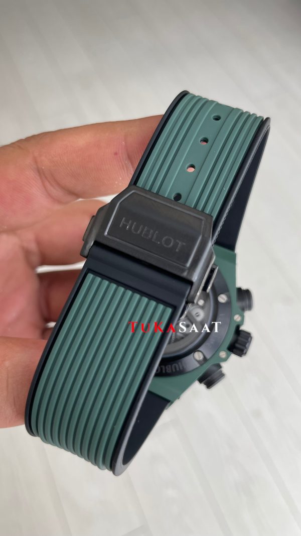 Hublot Unico Dark Green Seramik 44mm Yeşil Kadran Replika Saat