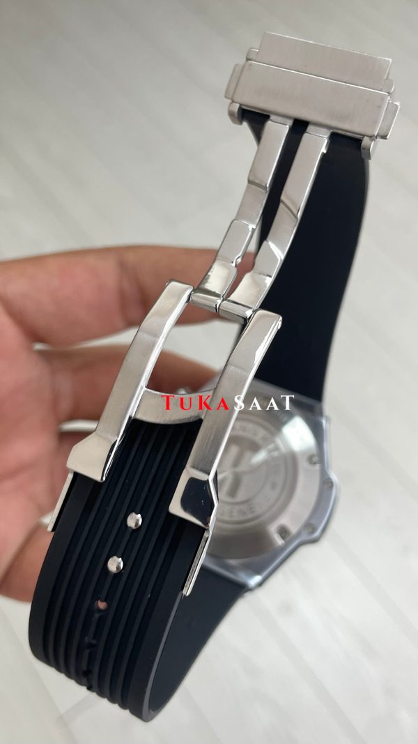 Hublot Unico Diamond Big Bang King 44mm Silver Replika Saat Hublot Unico Diamond Big Bang King 44mm Silver Replika Saat