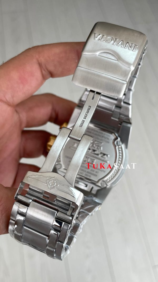 Invicta Magnum Zeus Bolt Reserve Sarı Kadran 52mm Two Tone Gold Replika Saat Invicta Magnum Zeus Bolt Reserve Sarı Kadran 52mm Two Tone Gold Replika Saat