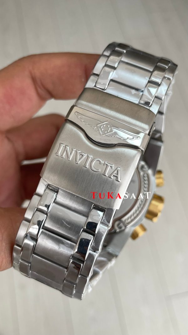 Invicta Magnum Zeus Bolt Reserve Sarı Kadran 52mm Two Tone Gold Replika Saat Invicta Magnum Zeus Bolt Reserve Sarı Kadran 52mm Two Tone Gold Replika Saat