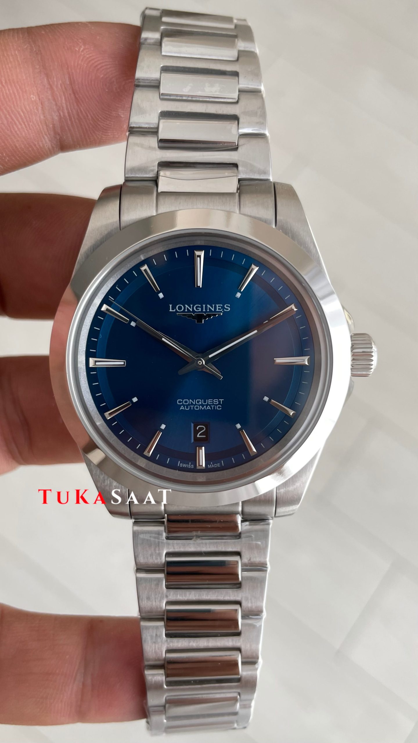 Longines Conquest Mavi Replika Saat Longines Conquest Mavi Replika Saat