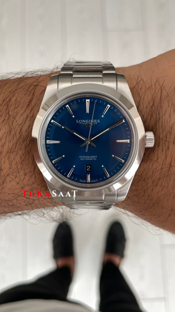 Longines Conquest Mavi Replika Saat Longines Conquest Mavi Replika Saat