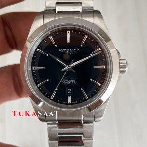 Longines Conquest Siyah Replika Saat