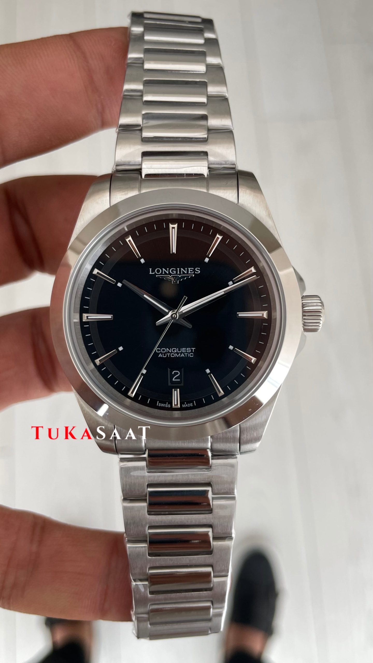 Longines Conquest Siyah Replika Saat Longines Conquest Siyah Replika Saat