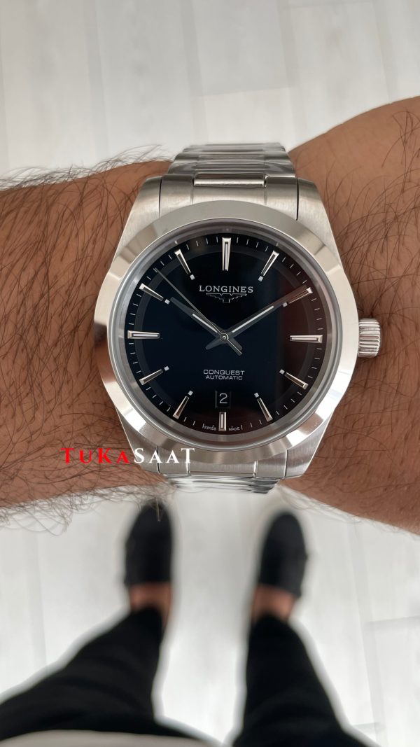 Longines Conquest Siyah Replika Saat Longines Conquest Siyah Replika Saat