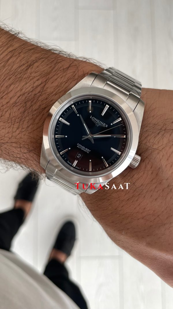 Longines Conquest Siyah Replika Saat Longines Conquest Siyah Replika Saat