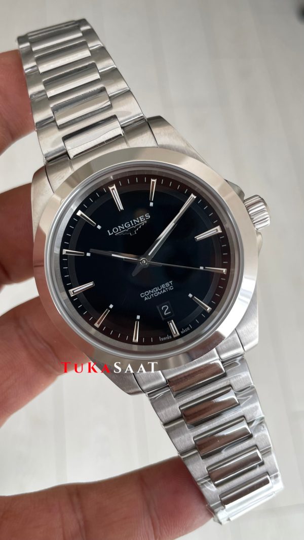 Longines Conquest Siyah Replika Saat Longines Conquest Siyah Replika Saat