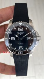 Longines Hydroconquest Siyah Kauçuk